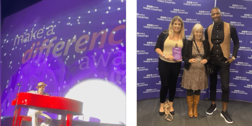 Milton Keynes Charity Recognised at BBC Three Counties Radio Make a Difference Awards ​