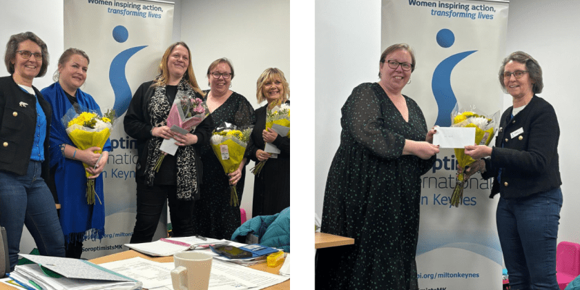 Ongoing Support from Milton Keynes Soroptimists Strengthens MK Act’s Mission​